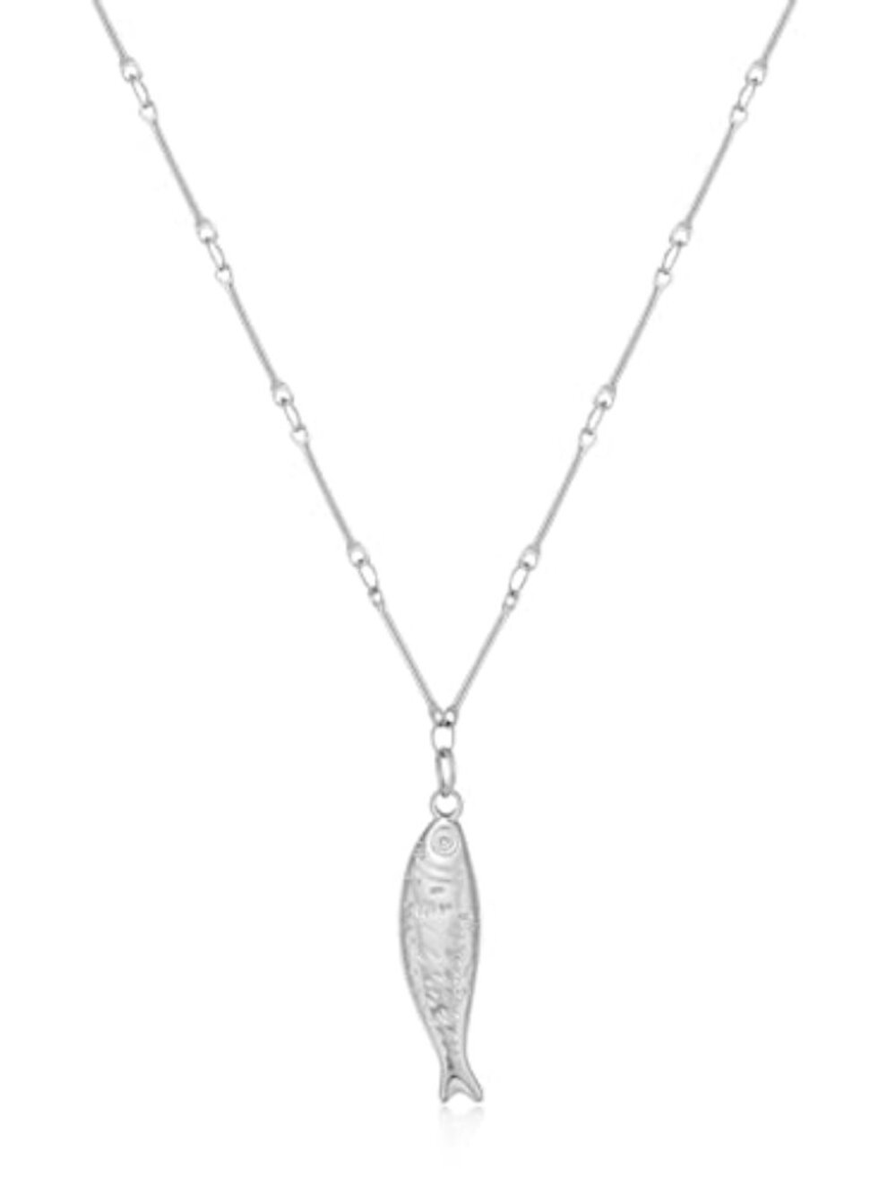 New - Beach Charm Necklaces Gold‎ Sliver Fish Drop Necklace for Women Dainty